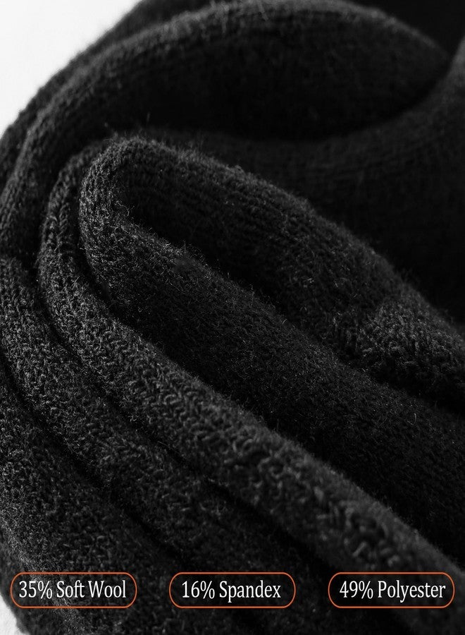 Tavaleu Wool Socks for Women Men,Winter Soft Cozy Thermal Sock Warm Breathable Crew Boot Socks - Image 3